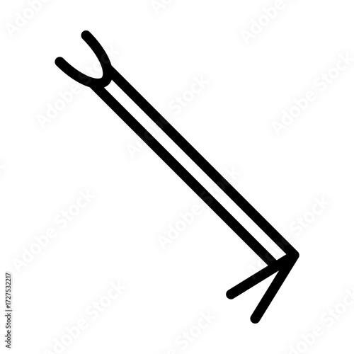 Long reach line icon