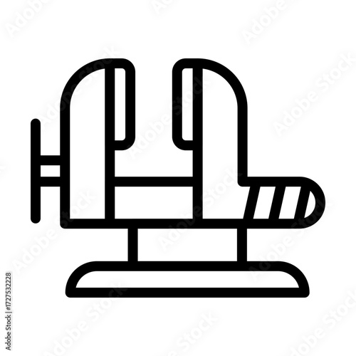 Vise line icon