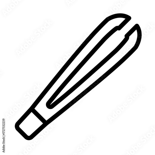 Tweezers line icon