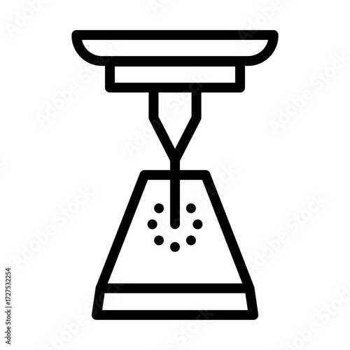 Laser line icon