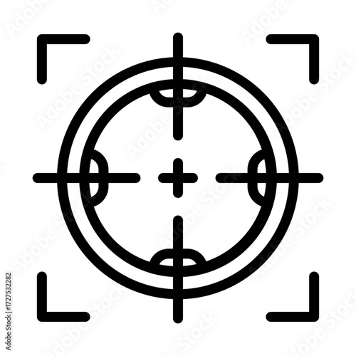 Scope line icon