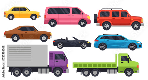 set of cars