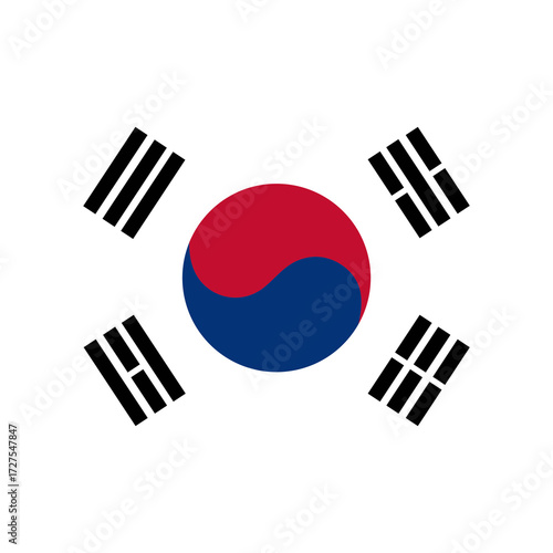 South Korea flag round circle transparent PNG