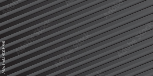 Dark Gray Textured Fabric with Diagonal Pleats.