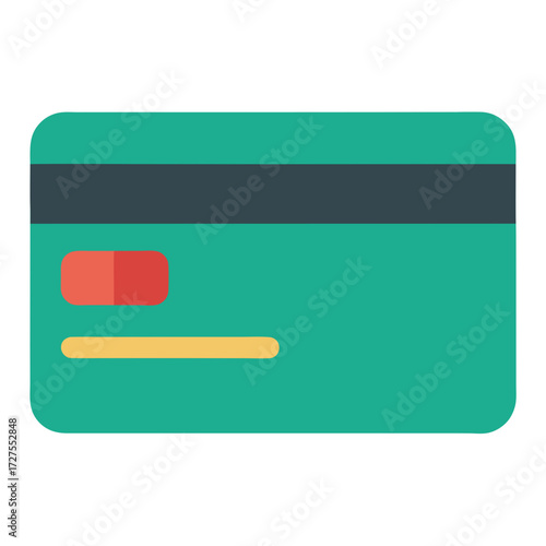 virtual card vector art