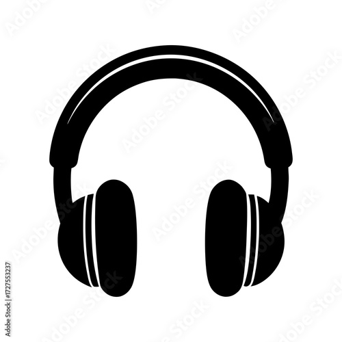 headphones isolated on white