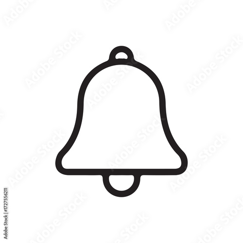 bell on white background