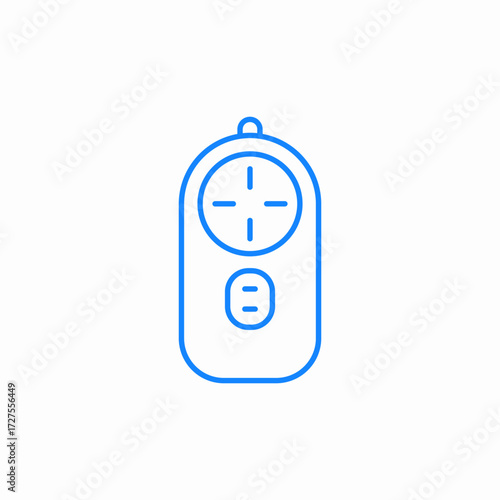 projector controller icon sign vector