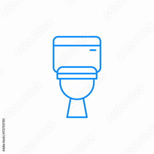 toilet seat icon sign vector