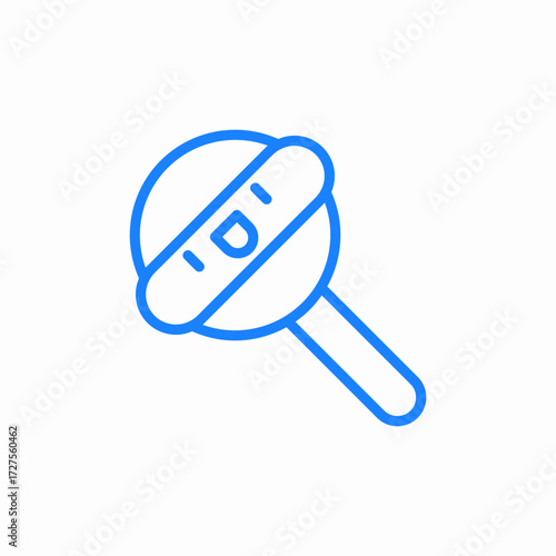 baby rattle icon sign vector
