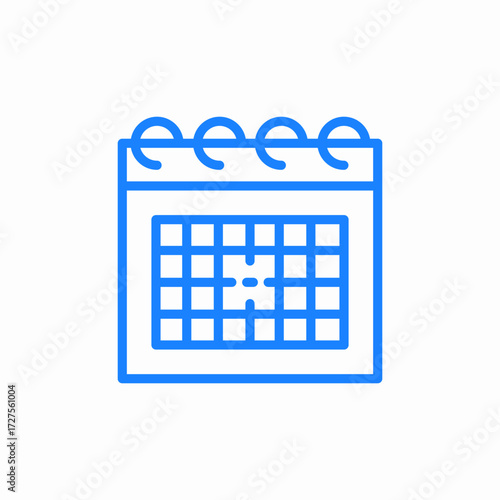calendar day icon sign vector