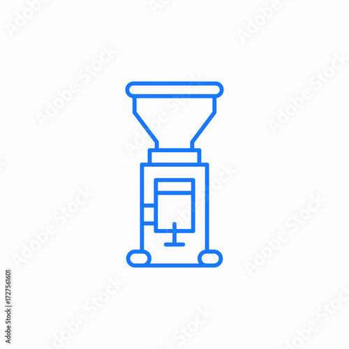 coffee grinder icon sign vector