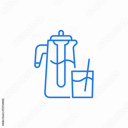 cold brew icon sign vector