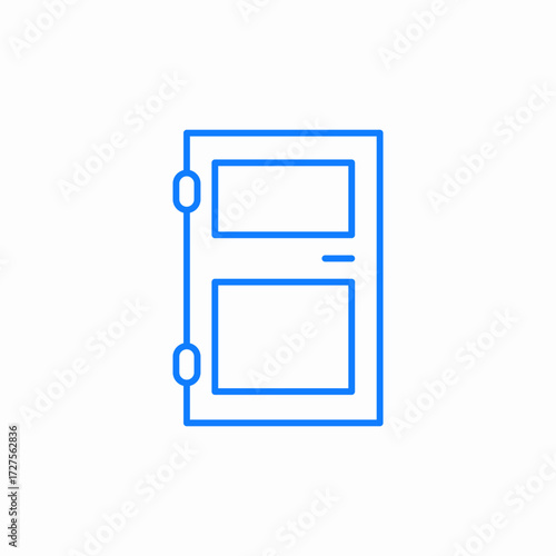 door icon icon sign vector