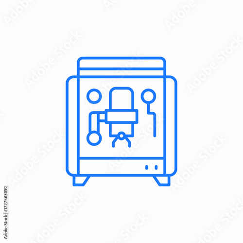 espresso machine icon sign vector