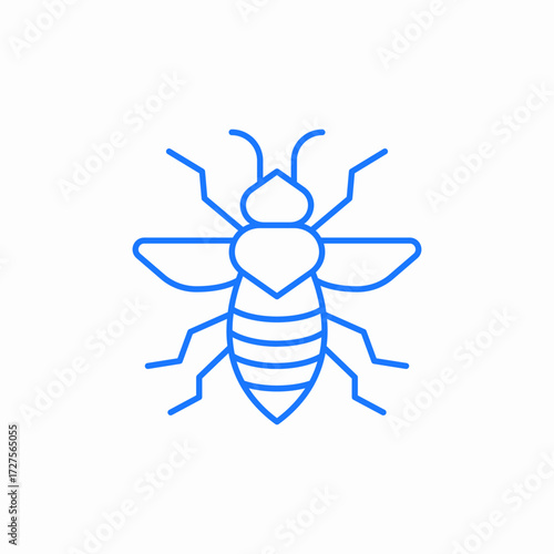 mosquito insect icon sign vector