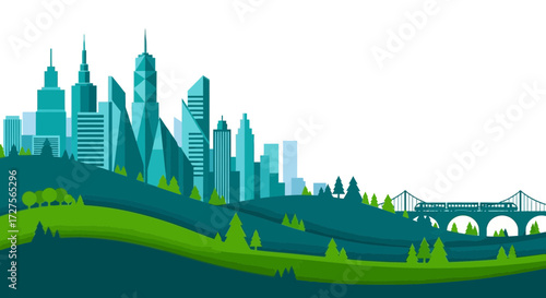 green city landscape