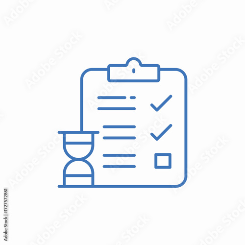 time sensitive icon sign vector