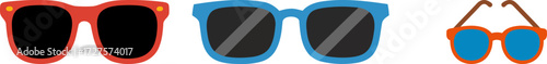 Colorful Sunglasses Collection Modern Eyewear for Summer Fashion and Sun Protection