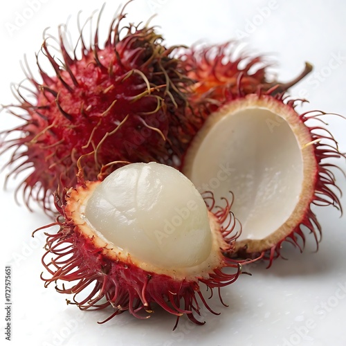 Wallpaper Mural rambutan on white background Torontodigital.ca