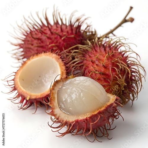 Wallpaper Mural rambutan on white background Torontodigital.ca