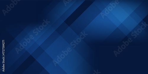 Modern dark navy blue silver abstract pattern background. Geometric shape. Line triangle angle simple art