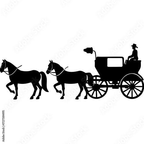 horse carriage and horse