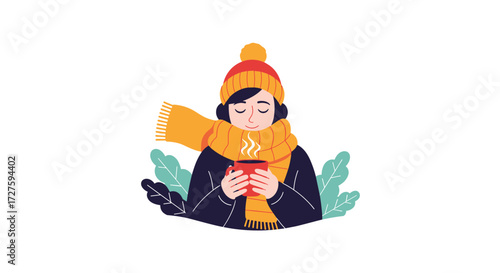 A warm drink for a cold day.