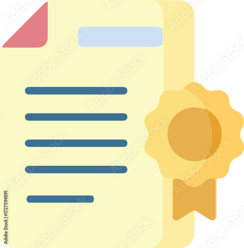 Adobe Illustrator Artwork of best result sheet icon vector with a simple design icon .