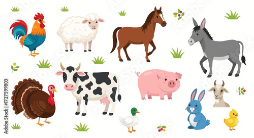 set of animals