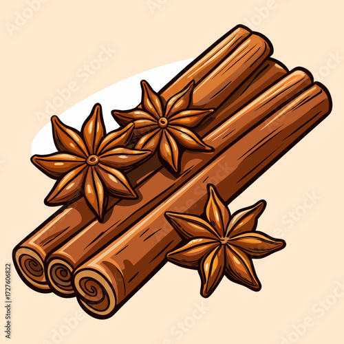 anise and cinnamon