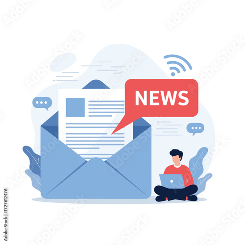 Breaking news alert delivered directly to your inbox with a helpful assist from technology.