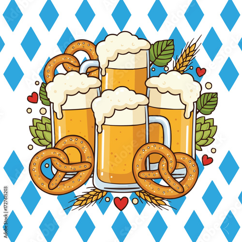 Oktoberfest Beer Mugs