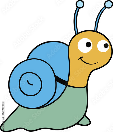 snail cartoon character