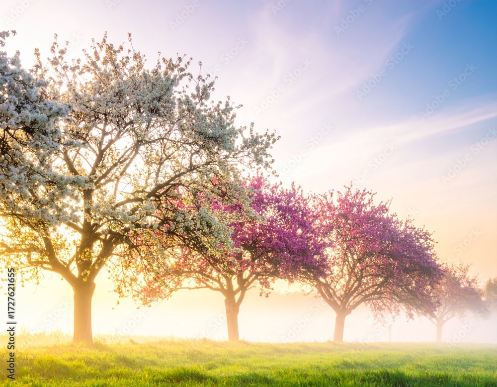 Fototapeta premium Spring background.