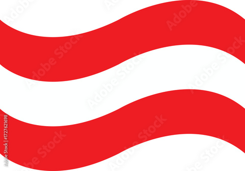 Two flowing red wavy lines on a white background Free Download Two flowing red wavy lines on a white background - GFXLoad