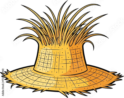 illustration of a burning incense sticks