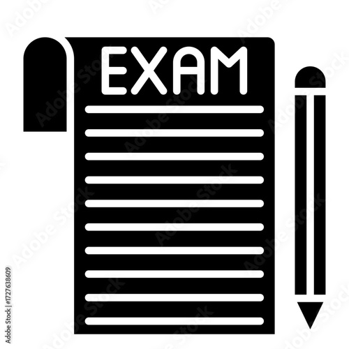 Paper Assessment Vector Icon