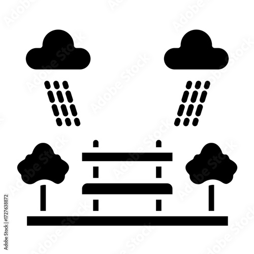 Park Vector Icon