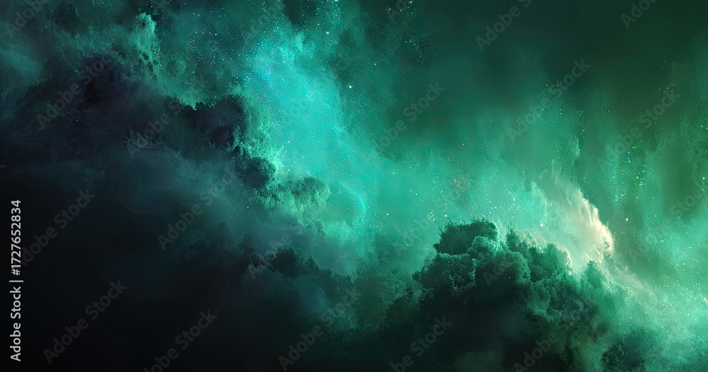 Obraz premium Deep space nebula display