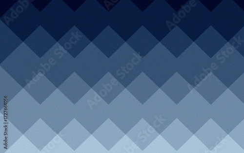 Abstract geometric background with a blue gradient shades diamond pattern.