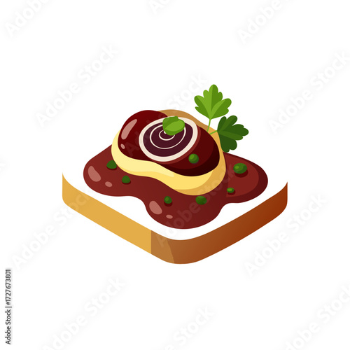 escargots burgundy vector  butter  perches  trails
