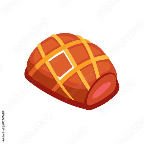 beef wellington vector  dome  wrap  lattice  sear 