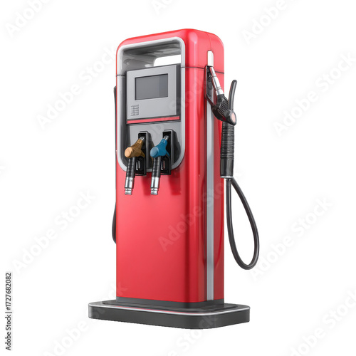 3d gas station pump png fuel dispenser png petrol pump png fuel station png transparent background image
