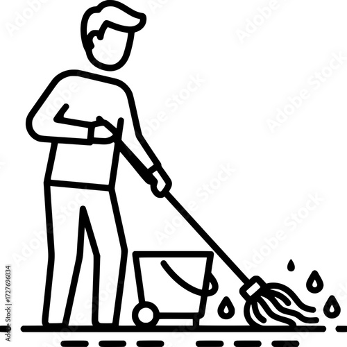 Mopping Icon