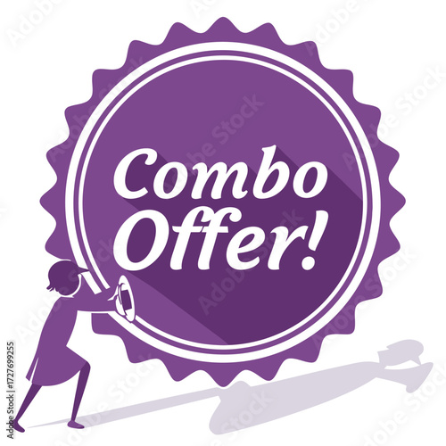 Purple badge combo offer sale