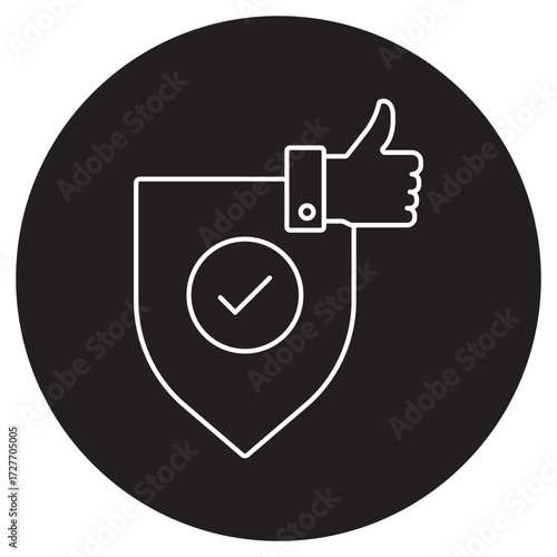 Reliable Icon, The Strength of Reliability, Building Trust Through Dependability, Reliable Foundations for Success, Consistency that Creates Confidence, vector