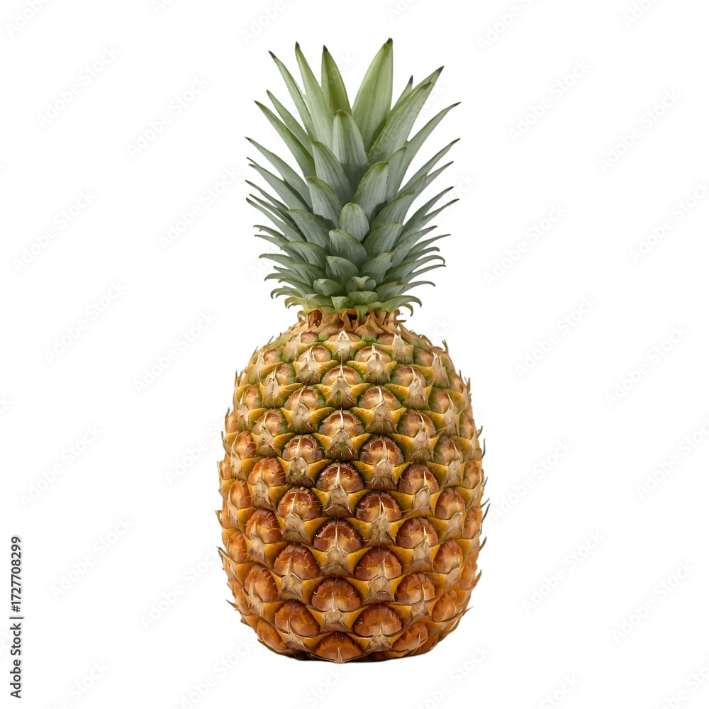 Fototapeta premium pineapple on white background