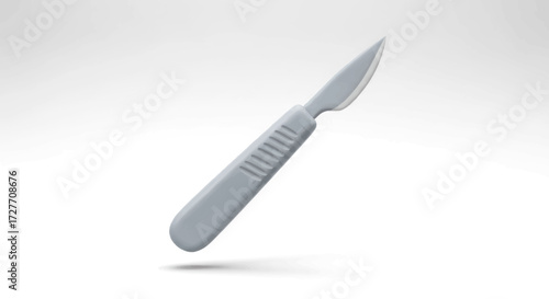 Disposable Surgical Scalpel with Sharp Blade for Medical Procedures.