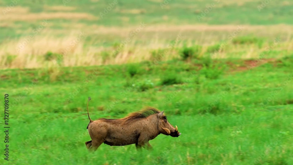 Fototapeta premium wild horses in the river